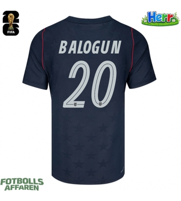 Förenta stater Folarin Balogun #20 Bortatröja VM 2026 Kortärmad
